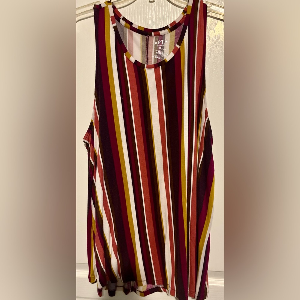 Apt. 9 Multicolor Striped Sleeveless Top